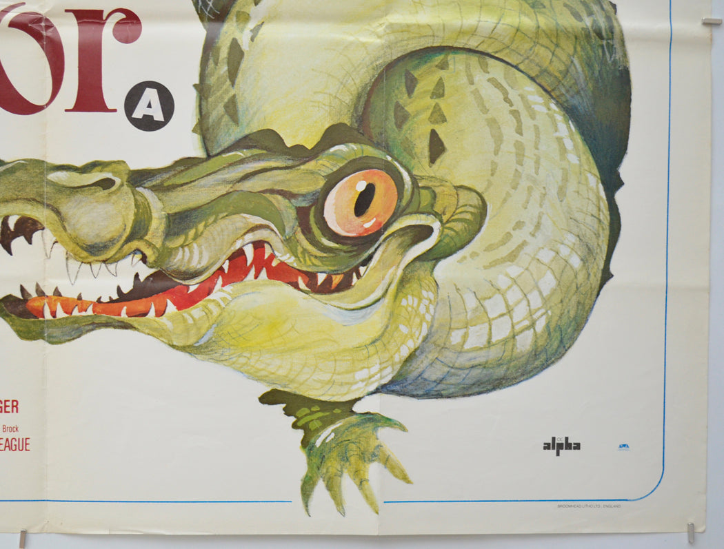 ALLIGATOR (Bottom Right) Cinema Quad Movie Poster 