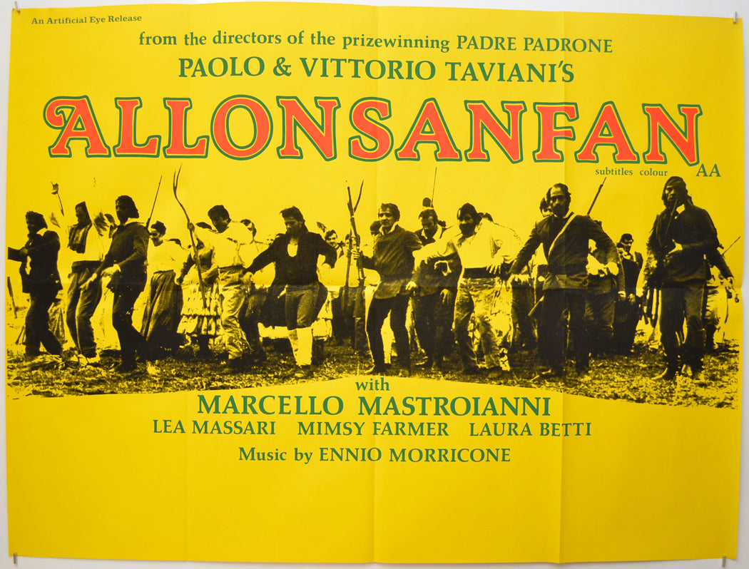 Allonsonfan Original Quad Poster - Film Poster - Movie Poster