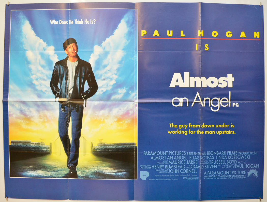 Almost An Angel Original Quad Poster - Film Poster - Movie Poster