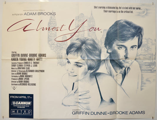 Almost You Original Quad Poster - Film Poster - Movie Poster