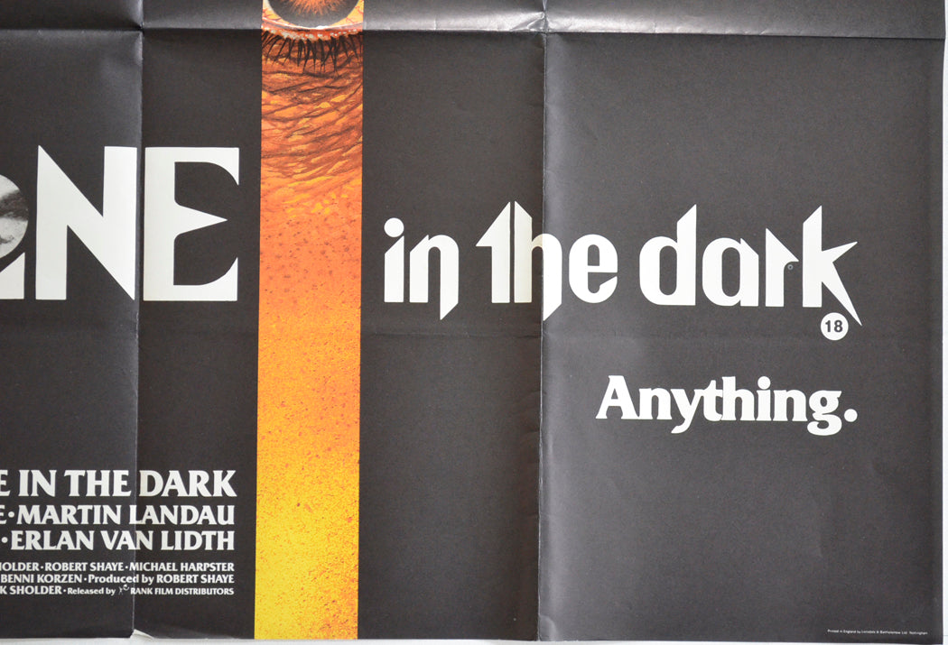 ALONE IN THE DARK (Bottom Right) Cinema Quad Movie Poster 