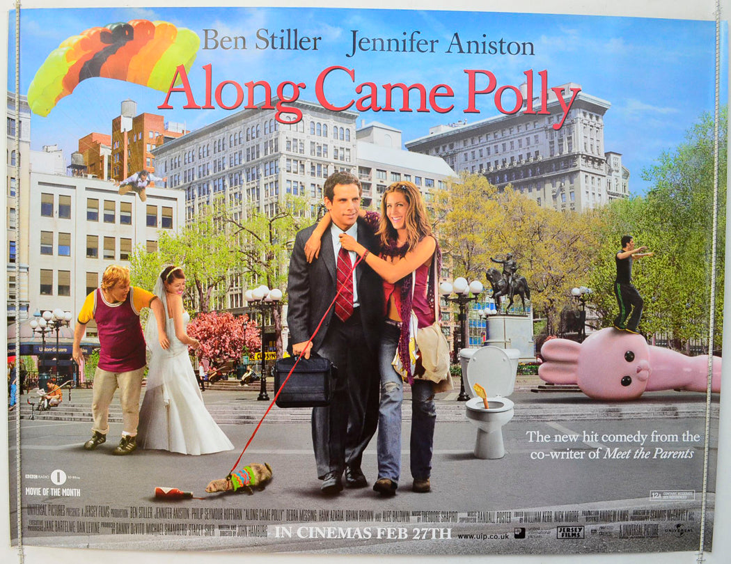 Along Came Polly  Original British Quad Poster - Film Poster - Movie Poster