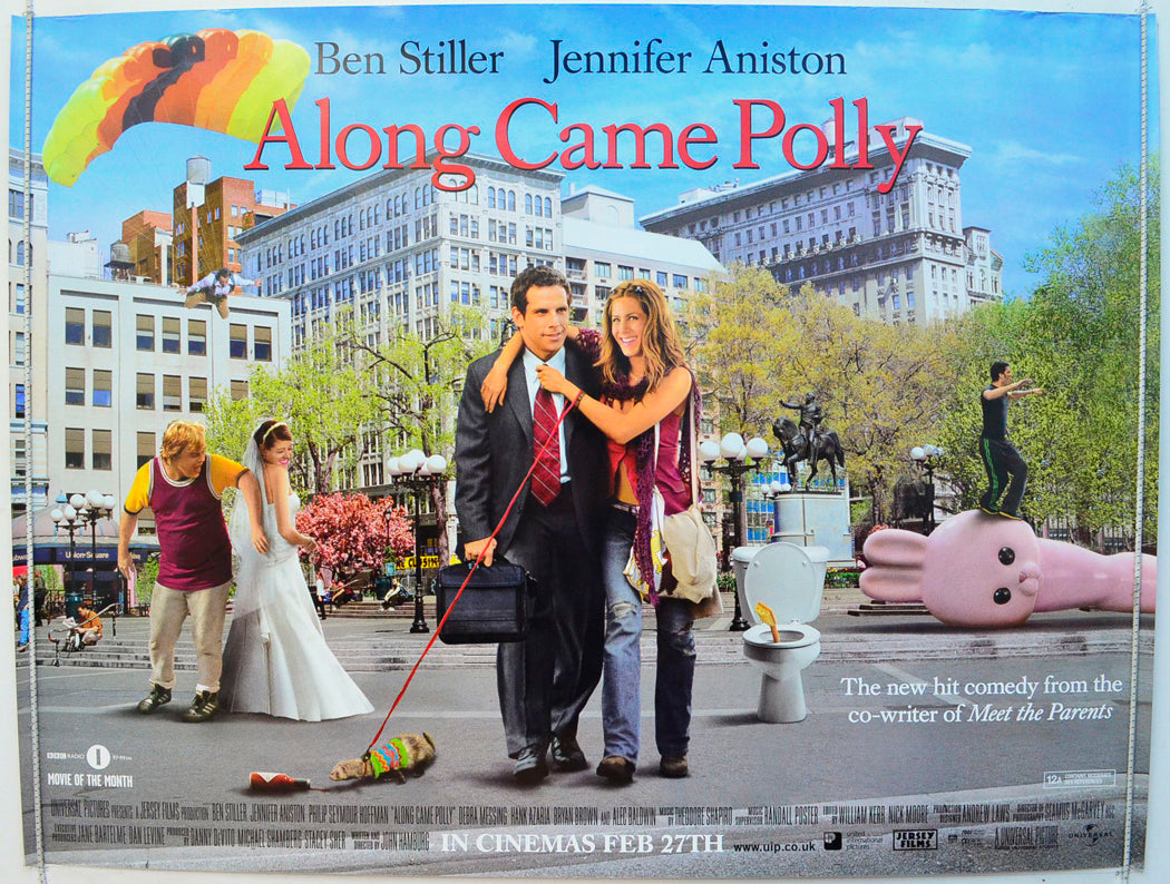 Along Came Polly Original British Quad Poster - Film Poster - Movie Poster 