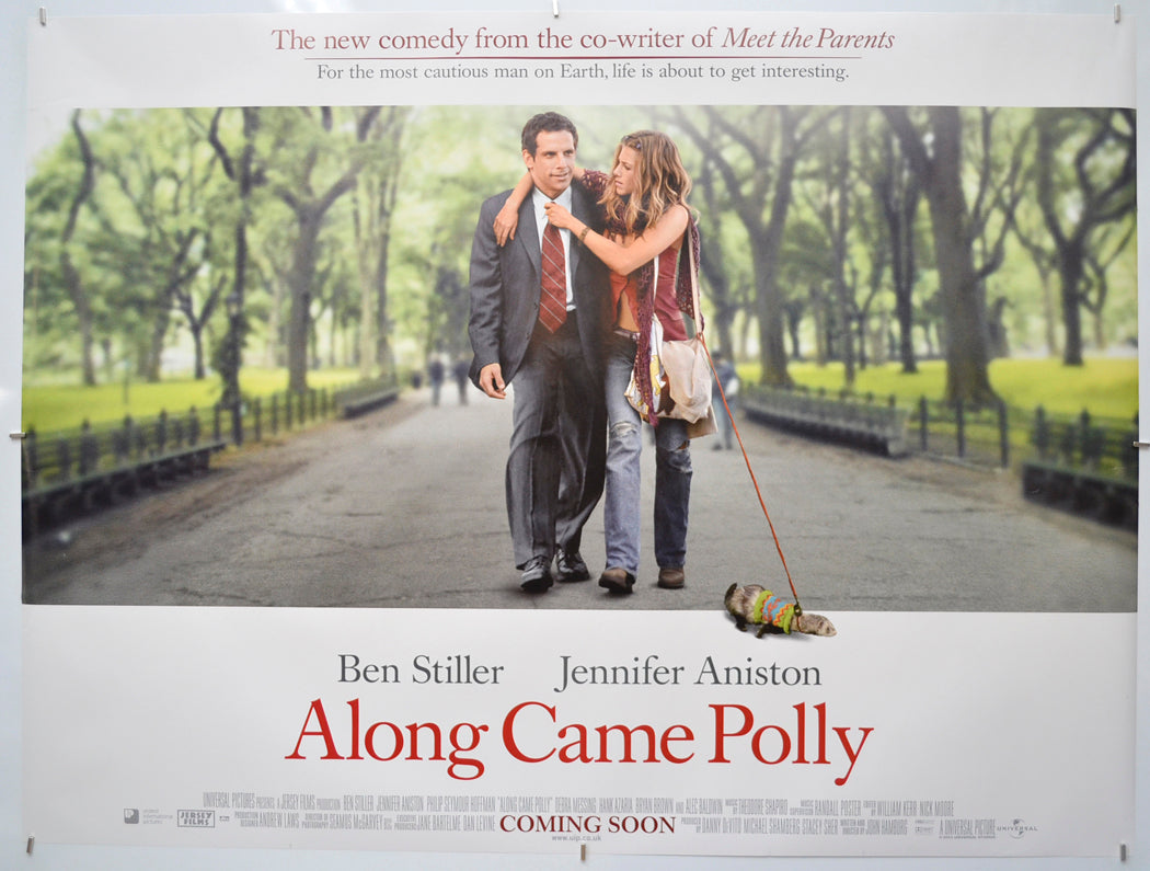 Along Came Polly (Teaser / Advance Version) Original Quad Poster - Film Poster - Movie Poster