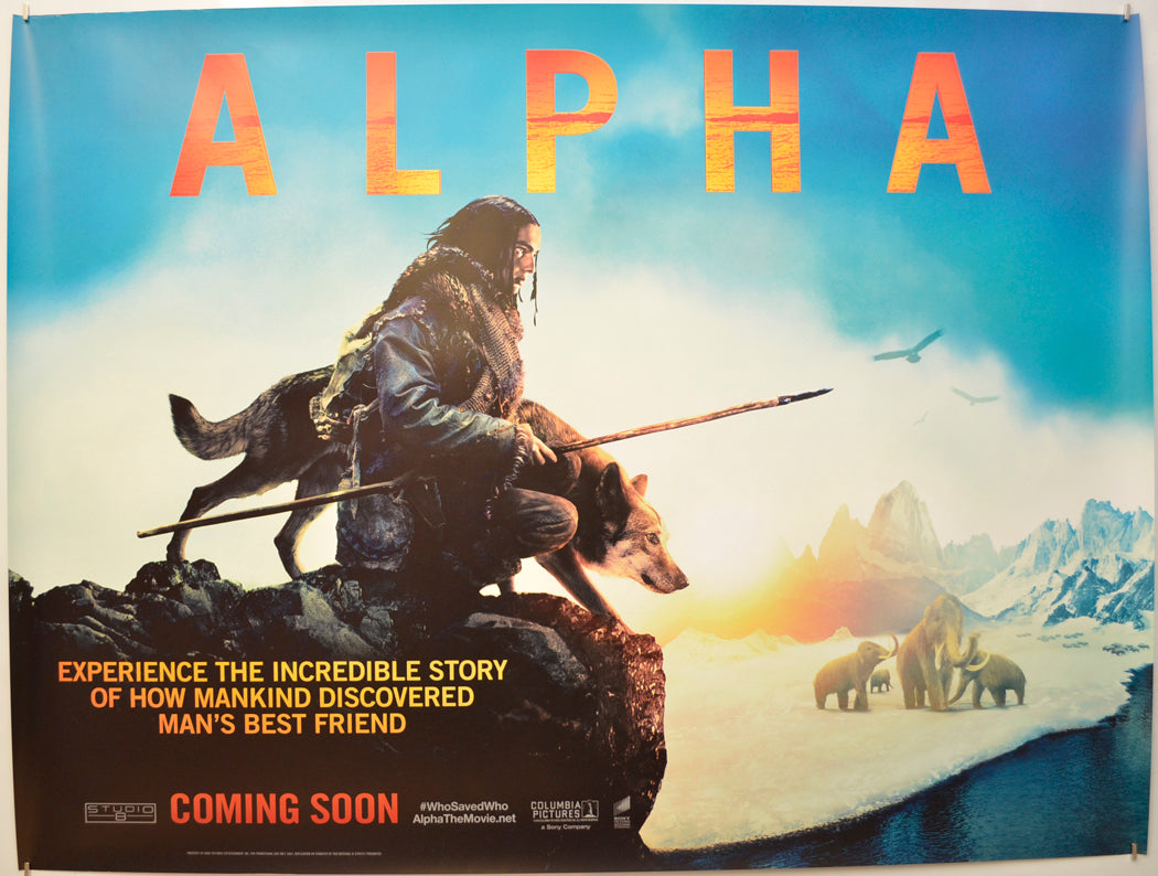 Alpha Original Quad Poster - Film Poster - Movie Poster