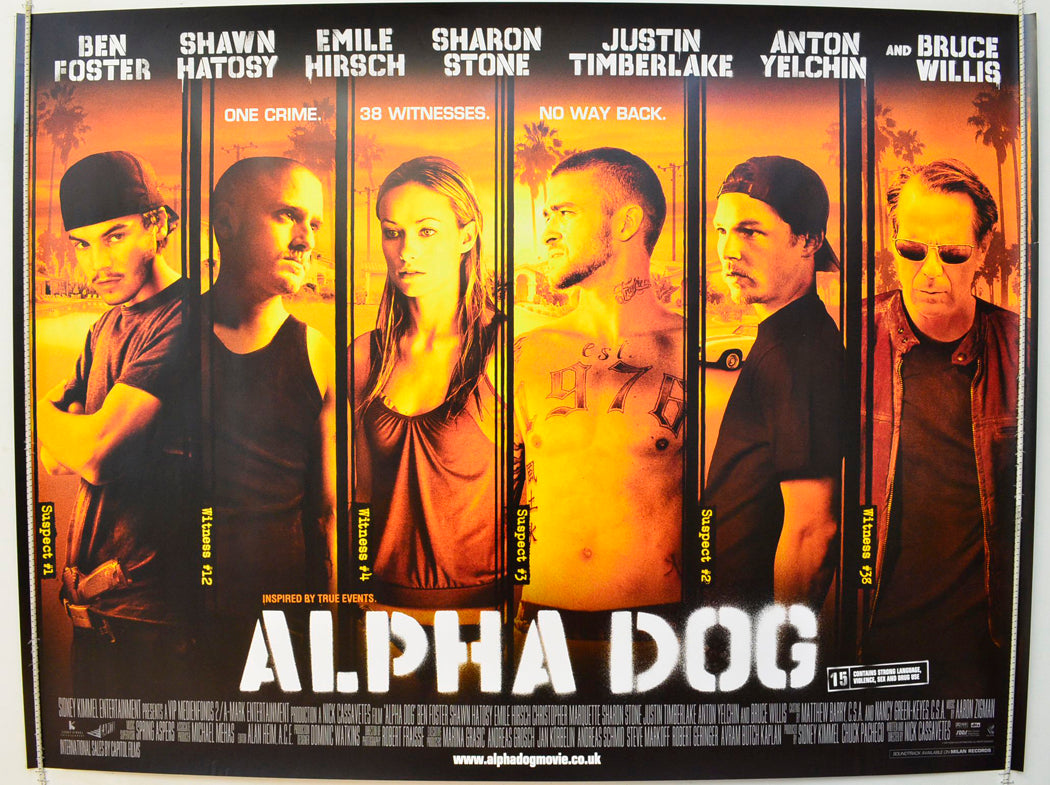 Alpha Dog  Original British Quad Poster - Film Poster - Movie Poster