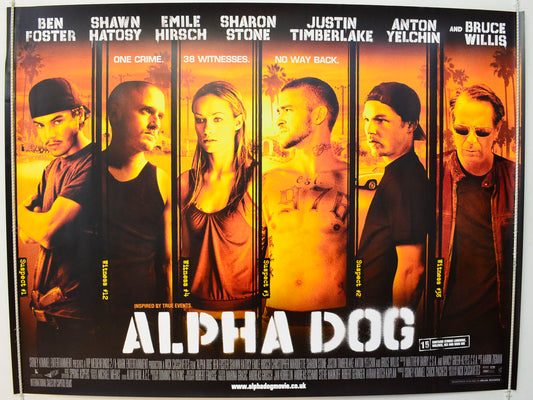 Alpha Dog  Original British Quad Poster - Film Poster - Movie Poster