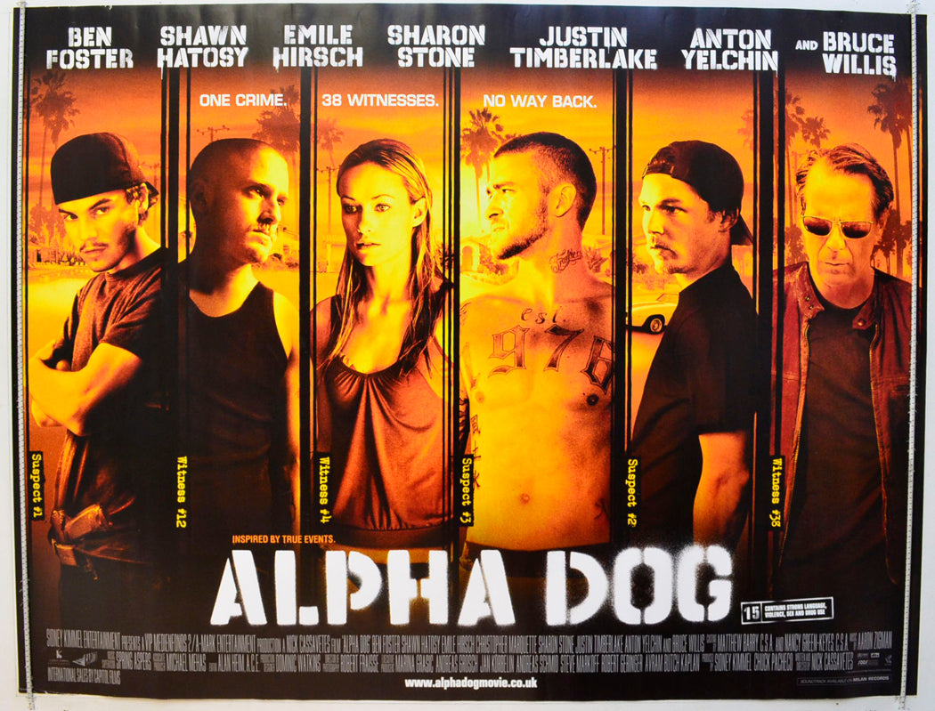 Alpha Dog Original British Quad Poster - Film Poster - Movie Poster 