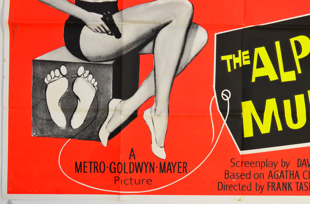 THE ALPHABET MURDERS (Bottom Left) Cinema Quad Movie Poster 