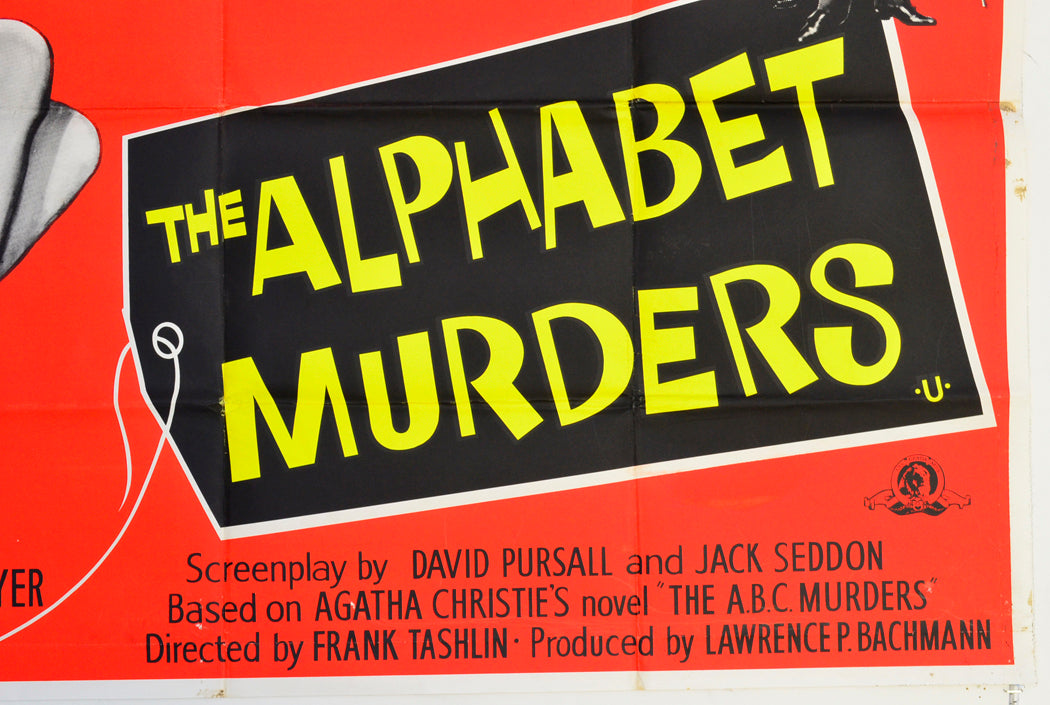 THE ALPHABET MURDERS (Bottom Right) Cinema Quad Movie Poster 