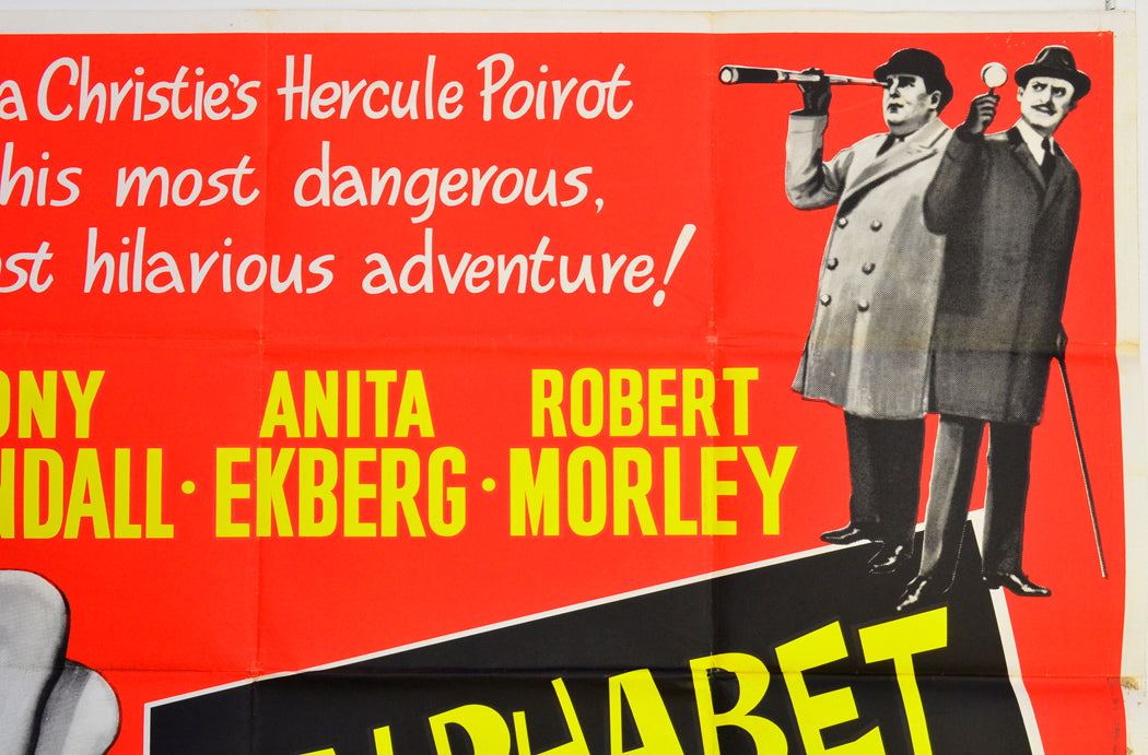 THE ALPHABET MURDERS (Top Right) Cinema Quad Movie Poster 