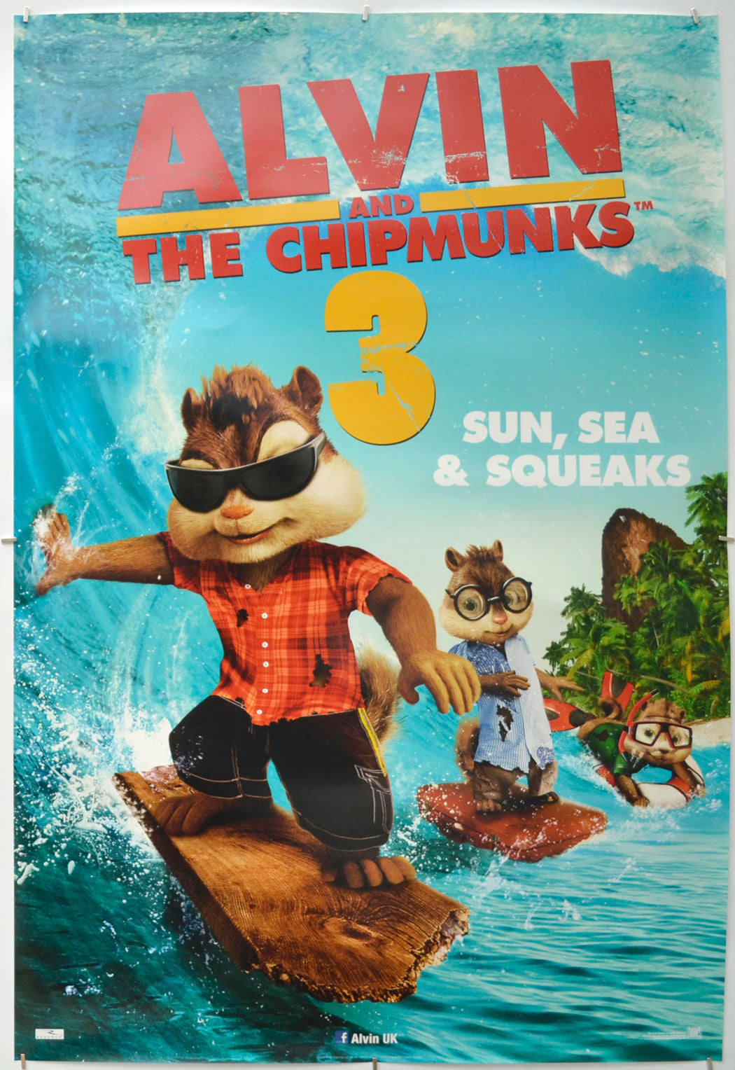 Alvin And The Chipmunks 3 - Original One Sheet Poster - Film Poster - Movie Poster 