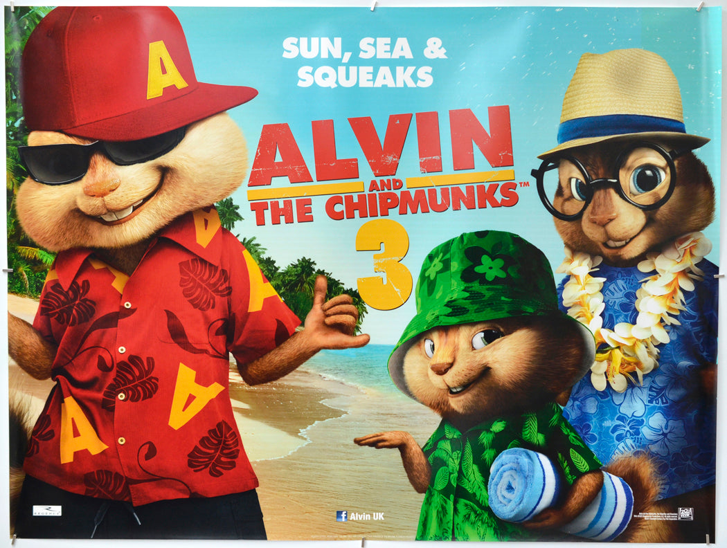 “Alvin And The Chipmunks 3” Original Quad Poster Film Poster