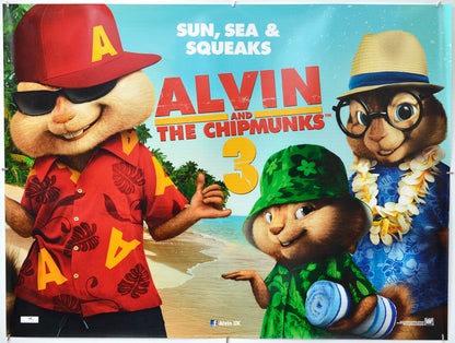 Alvin And The Chipmunks 3 - Original Quad Poster - Film Poster - Movie Poster