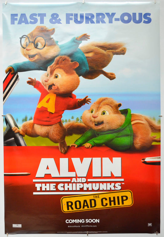 Alvin And The Chipmunks: The Road Chip (Teaser / Advance Version) Original One Sheet Poster - Film Poster - Movie Poster