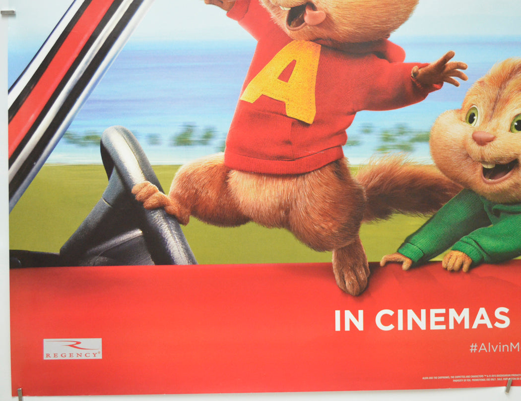 ALVIN AND THE CHIPMUNKS: THE ROAD CHIP (Bottom Left) Cinema Quad Movie Poster 