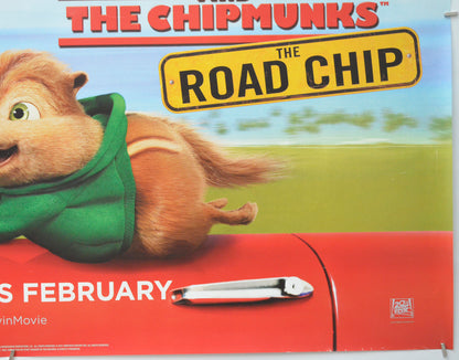 ALVIN AND THE CHIPMUNKS: THE ROAD CHIP (Bottom Right) Cinema Quad Movie Poster 