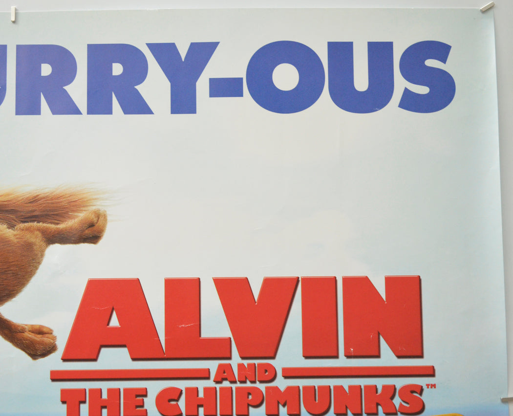 ALVIN AND THE CHIPMUNKS: THE ROAD CHIP (Top Right) Cinema Quad Movie Poster 