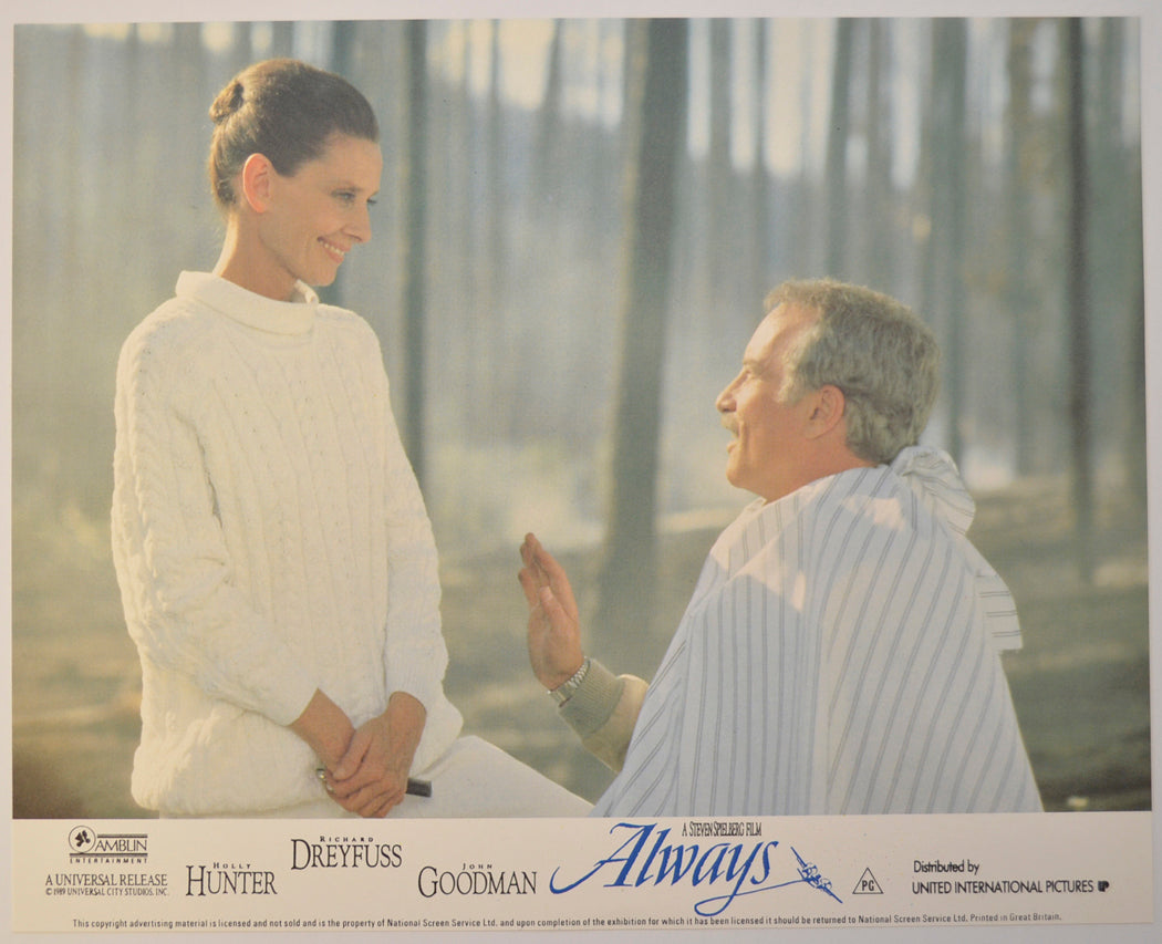 ALWAYS (Card 2) Cinema Set of Colour FOH Stills / Lobby Cards 