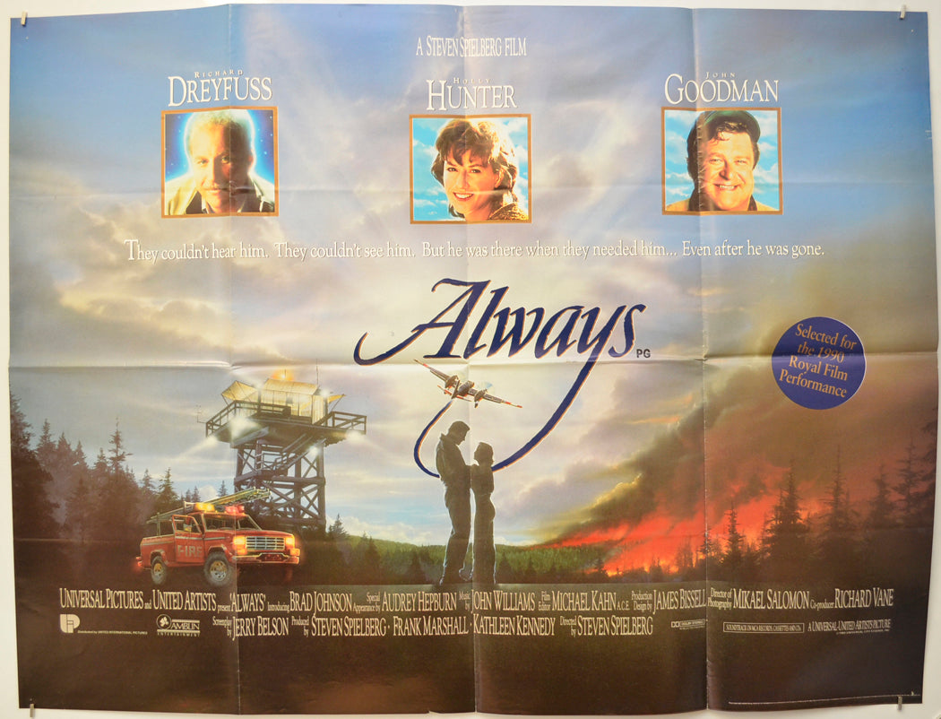 Always  Original Quad Poster - Film Poster - Movie Poster