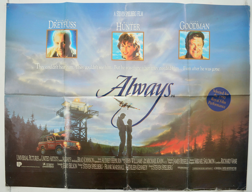 Always   Original Quad Poster - Film Poster - Movie Poster 