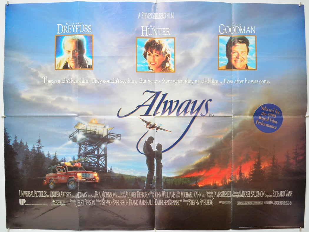 Always - Original Quad Poster - Film Poster - Movie Poster