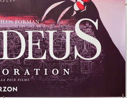 Amadeus (Bottom Right) Cinema Quad Movie Poster 