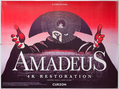 Amadeus - Original Quad Poster - Film Poster - Movie Poster