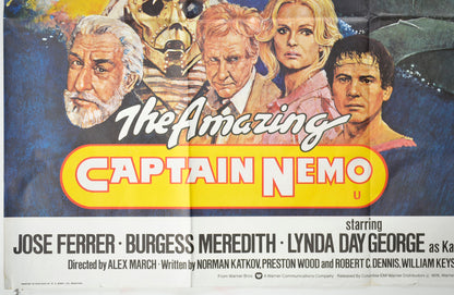 THE AMAZING CAPTAIN NEMO (Bottom Left) Cinema Quad Movie Poster 