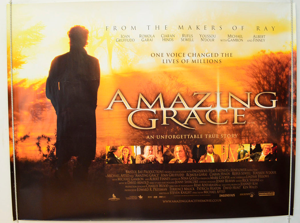 Amazing Grace  Original British Quad Poster - Film Poster - Movie Poster