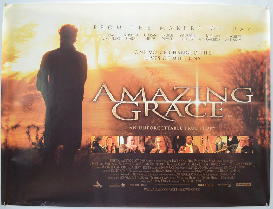 Amazing Grace Original Quad Poster - Film Poster - Movie Poster