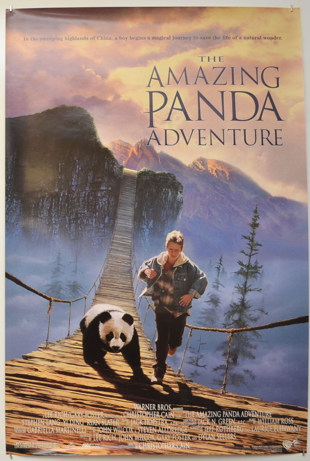 The Amazing Panda Adventure Original One Sheet Poster - Film Poster - Movie Poster