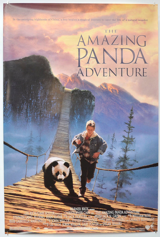 The Amazing Panda Adventure Original One Sheet Poster - Film Poster - Movie Poster