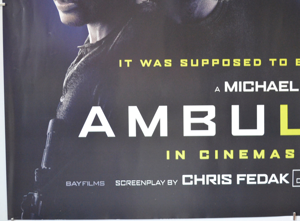 AMBULANCE (Bottom Left) Cinema Quad Movie Poster 