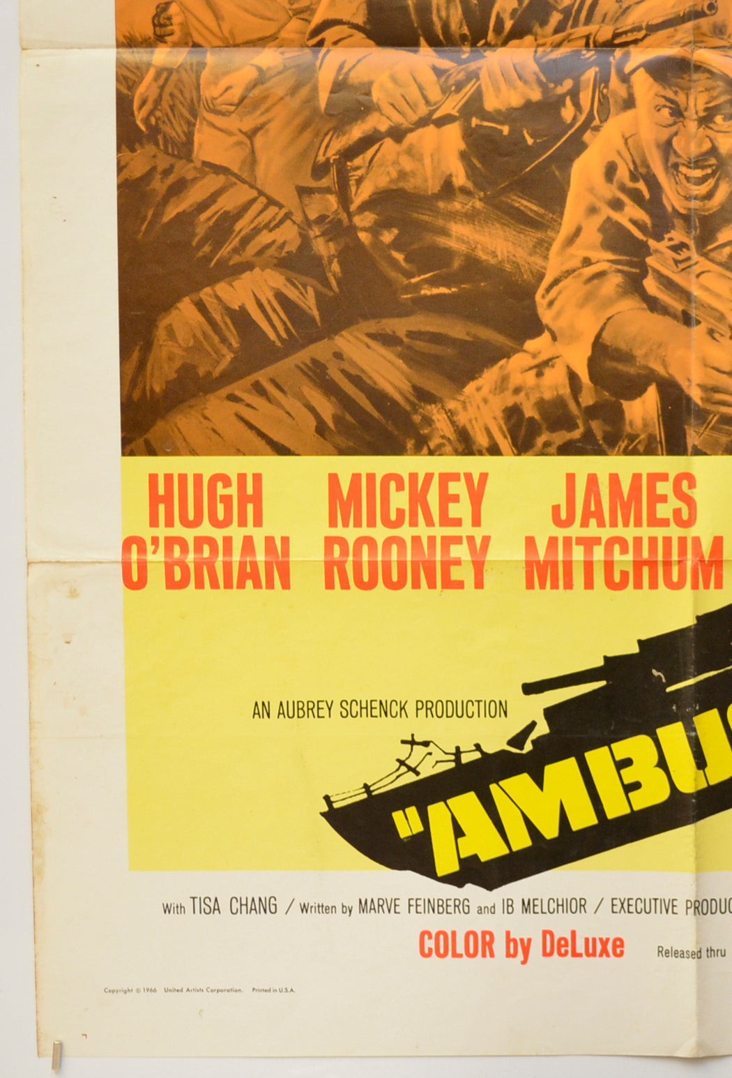 AMBUSH BAY (Bottom Left) Cinema One Sheet Movie Poster 