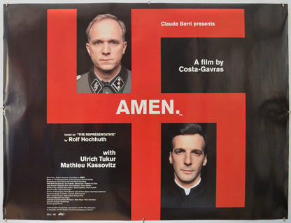 Amen Original Quad Poster - Film Poster - Movie Poster