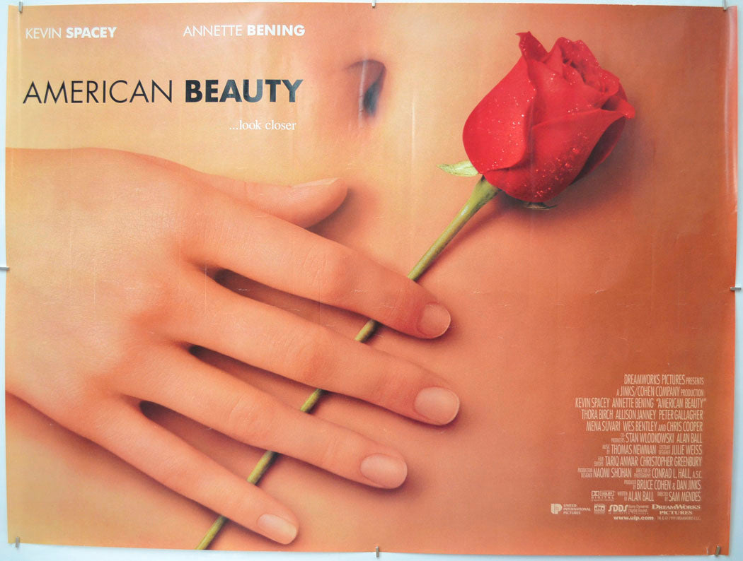 American Beauty  Original Quad Poster - Film Poster - Movie Poster