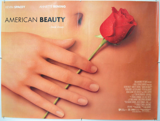 American Beauty  Original Quad Poster - Film Poster - Movie Poster