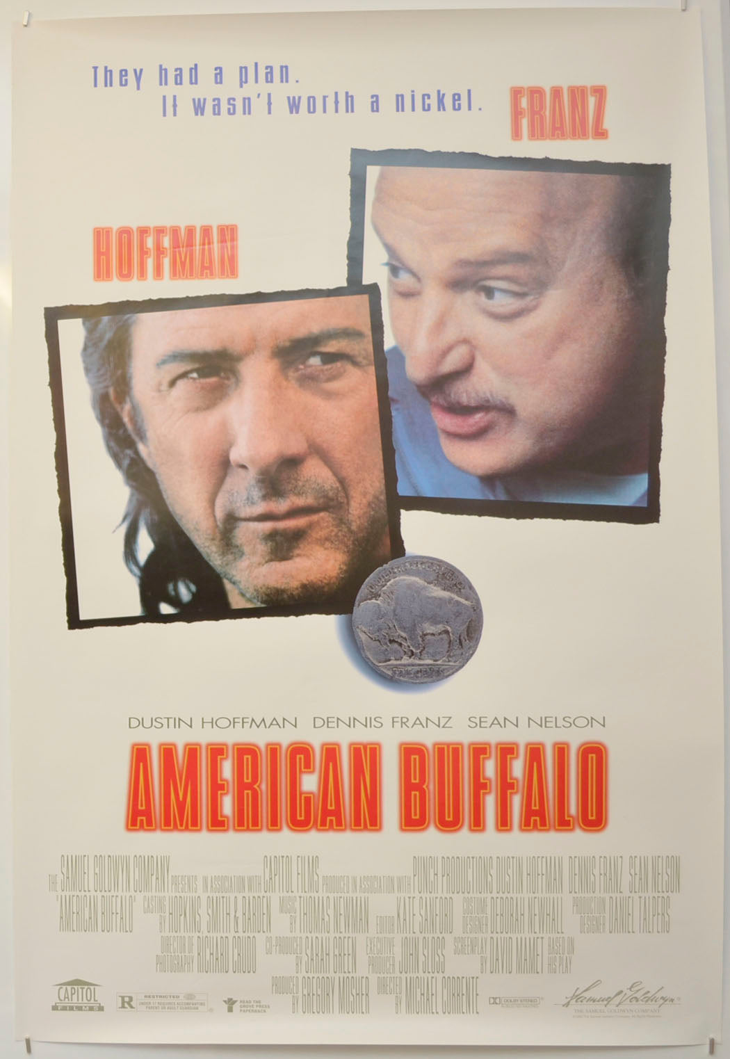 American Buffalo Original One Sheet Poster - Film Poster - Movie Poster