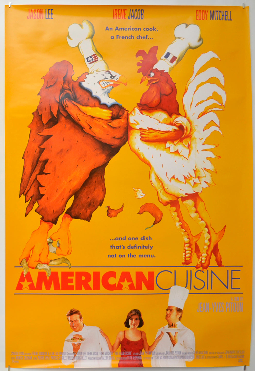 American Cuisine  (a.k.a. Cuisine américaine) Original One Sheet Poster - Film Poster - Movie Poster  