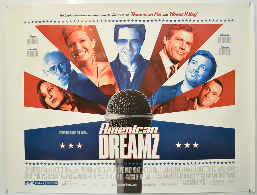 American Dreamz Original Quad Poster - Film Poster - Movie Poster  