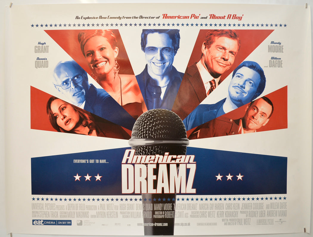 American Dreamz Original Quad Poster - Film Poster - Movie Poster  