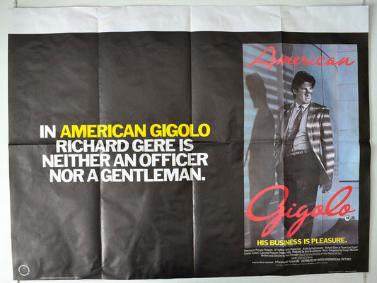 American Gigolo Original British Quad Poster - Movie Poster