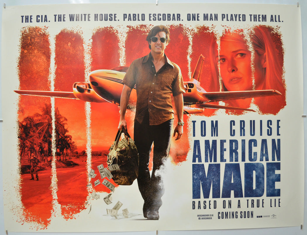 American Made - Original Quad Poster - Film Poster - Movie Poster