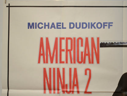 AMERICAN NINJA 2 (Top Left) Cinema Quad Movie Poster 