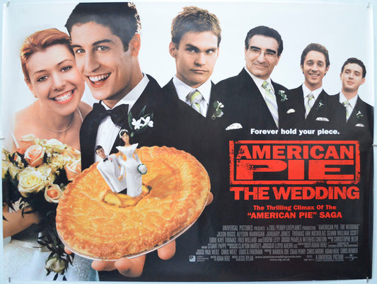 American Pie : The Wedding  Original Quad Poster - Film Poster - Movie Poster