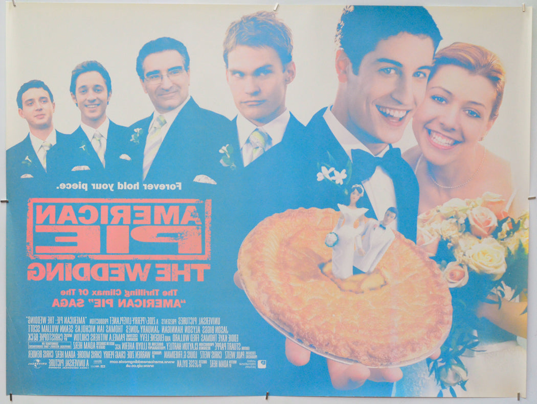 American Pie : The Wedding (Back) Cinema Quad Movie Poster 
