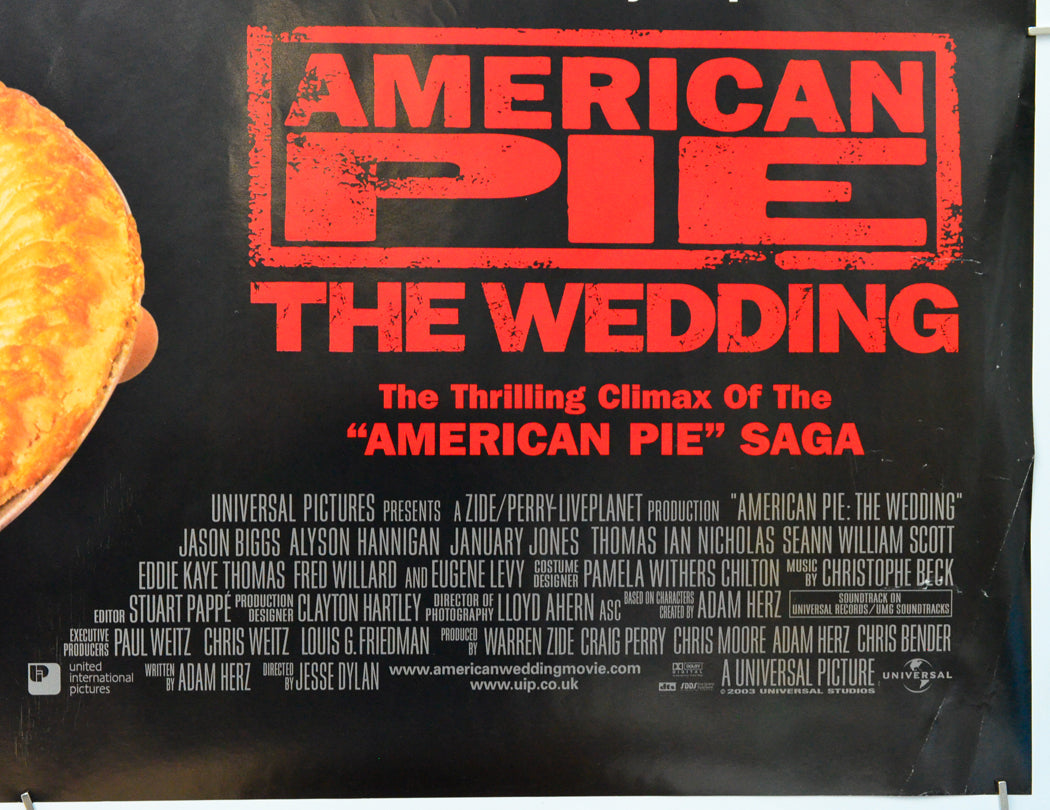 American Pie : The Wedding (Bottom Right) Cinema Quad Movie Poster 