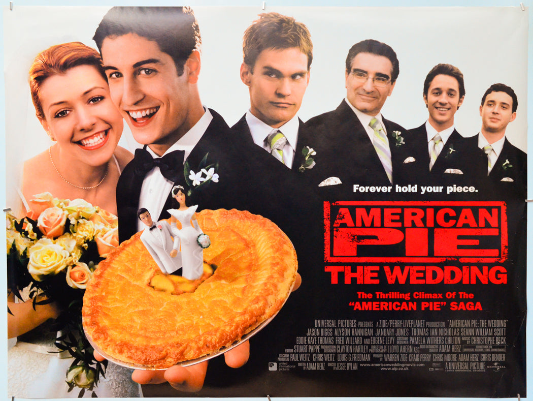 American Pie : The Wedding - Original Quad Poster - Film Poster - Movie Poster