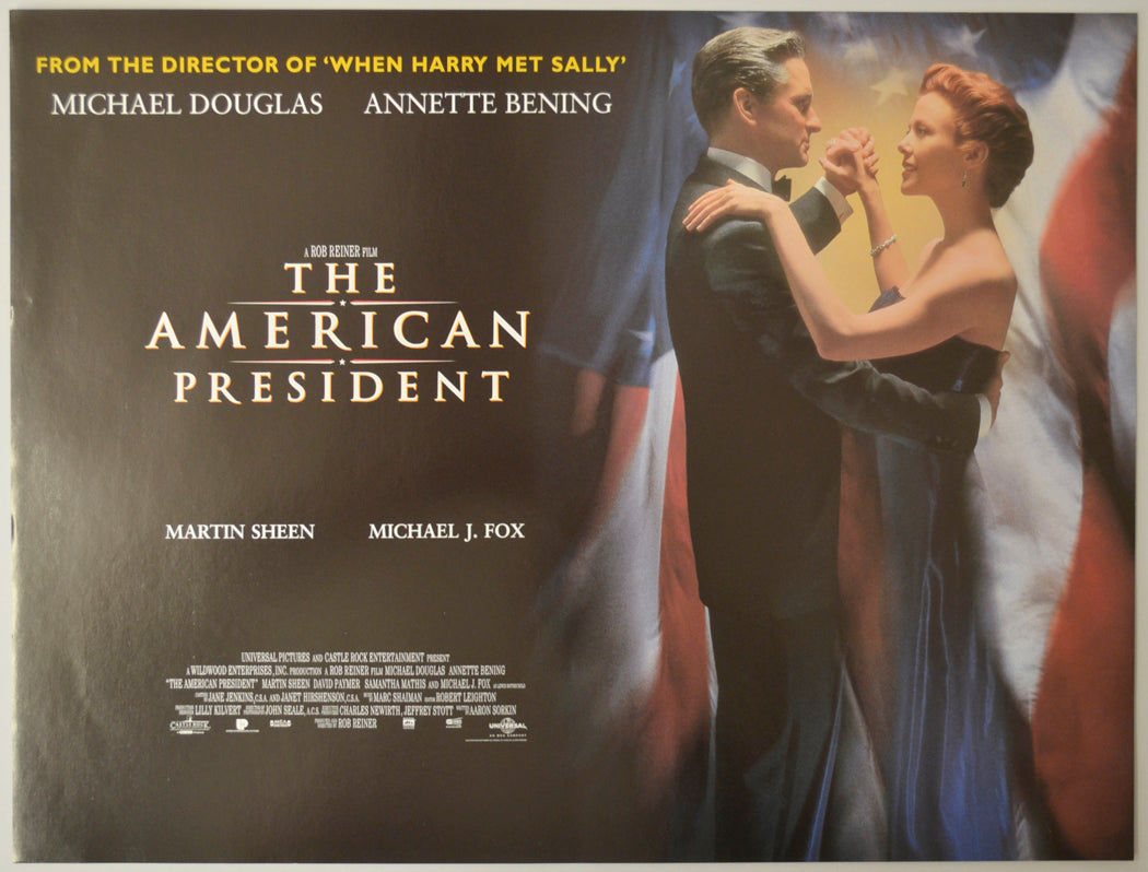 The American President Original Mini Quad Poster - Film Poster - Movie Poster